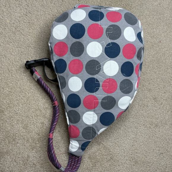 KAVU Got Dots Rope Sling Crossbody Shoulder Bag Backpack Pink Blue Polka Dots - Picture 2 of 5